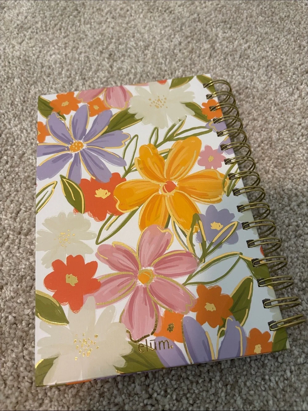 Floral Spiral Notebook - Multicolor